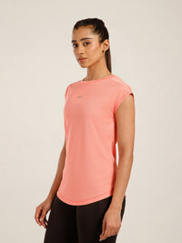 Cap Motion T-Shirt Coral