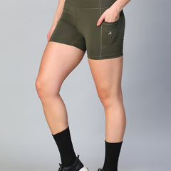 Aura Training Shorts Olive