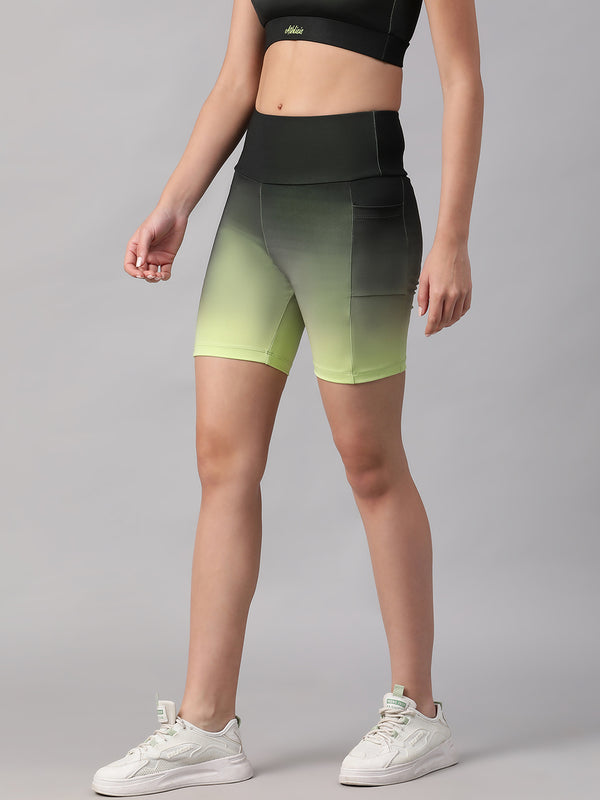 Dual Tone Shorts Green