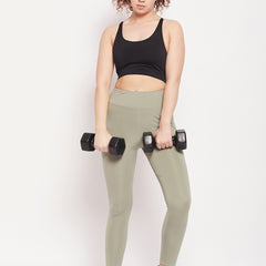 Keyhole X-Back Sports Bra Black
