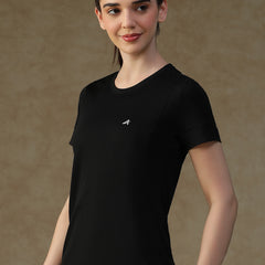 Contrast Tone T-Shirt Black