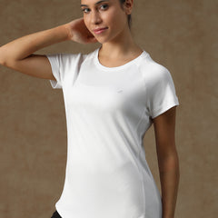 V Panel T-Shirt White