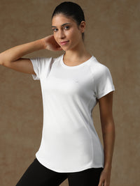 V Panel T-Shirt White