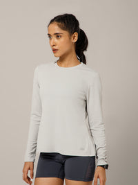 Breeze Crossover Full Sleeve T-shirt Light Grey