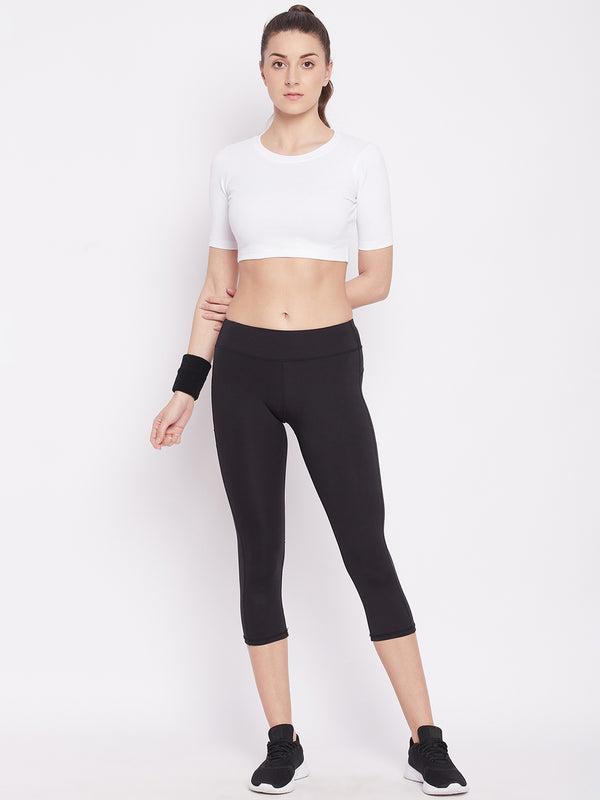 Everyday Cropped Tee White