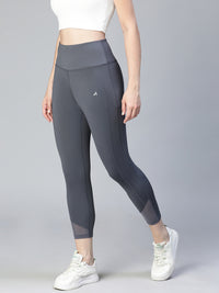 Laser Cut Leggings Gray