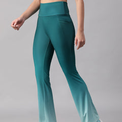 Dual Tone Flare Pant Ice Blue