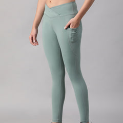 V-Front Legging Pista Green