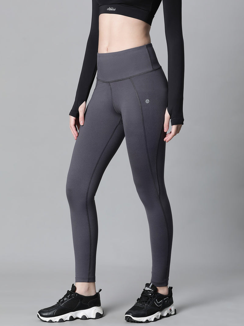 Essential High-Rise Leggings Gray