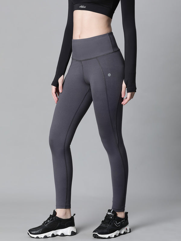 Essential High-Rise Leggings Gray