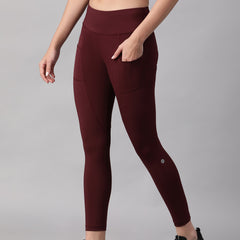 Streamline Legging Dark Maroon