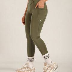 V-Front Legging Olive