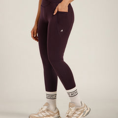 V-Front Legging Wine