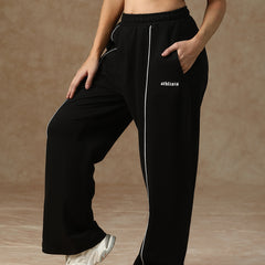 Flow Piping Sweatpants Black