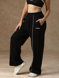 Flow Piping Sweatpants Black