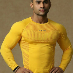 808 Compression T-Shirt Yellow