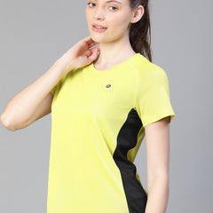 Contrast Side Panel T-Shirt Apple Green