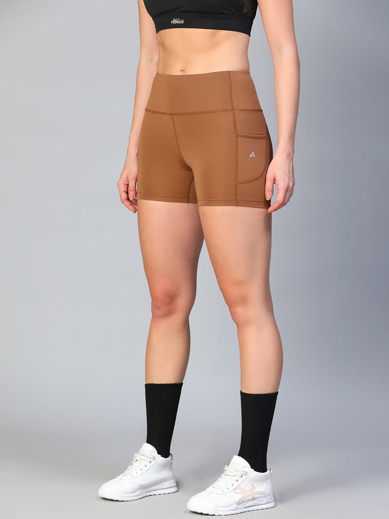 Aura Training Shorts Tan