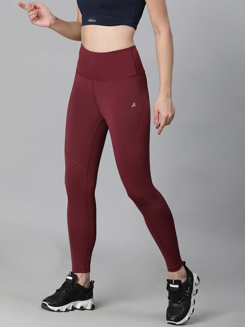 Sangria Stride Legging Maroon