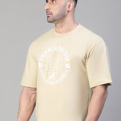 S³ Oversized T-Shirt Beige