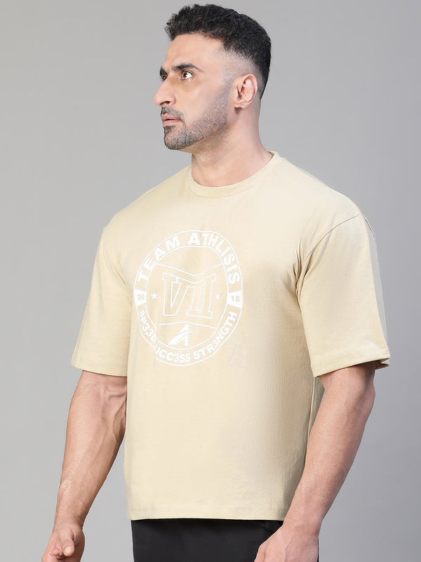 S³ Oversized T-Shirt Beige