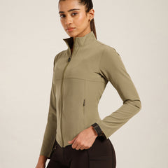 NS Staple Zip Jacket Olive