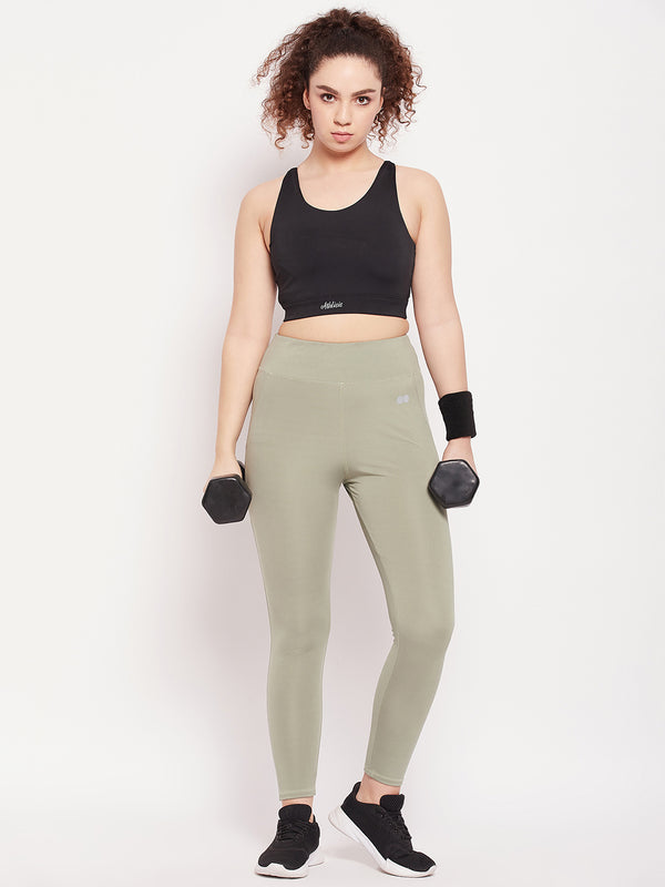 Criss-Cross Back Sports Bra Black