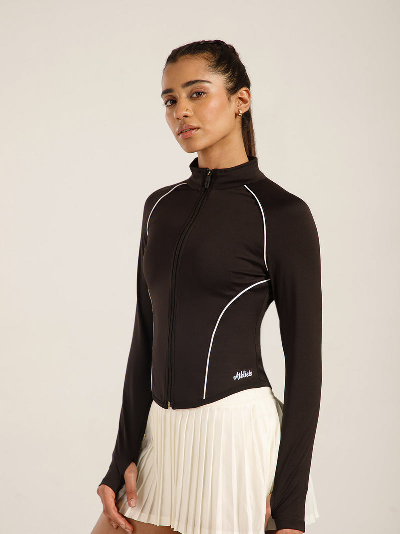 Flow Piping Jacket Black