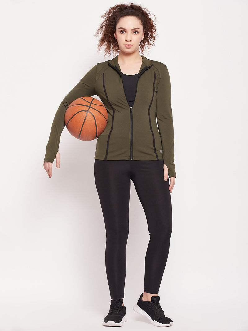 Aero Sculpt Jacket Olive
