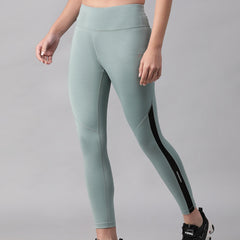 Streamline Panel Legging Pista Green