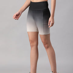 Dual Tone Shorts B&W
