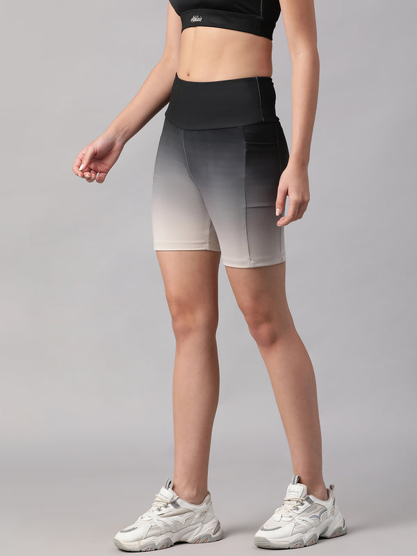 Dual Tone Shorts B&W