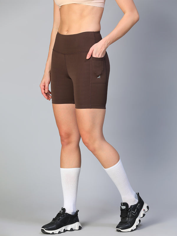 Stealth Active Shorts Brown