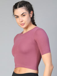 Essential Crop Top Mauve
