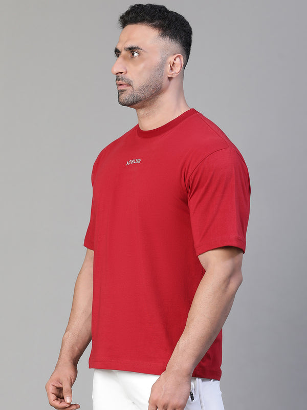 Eagle's Eye Oversized T-Shirt Maroon