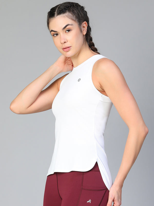 Lunar Shift Tank Top White