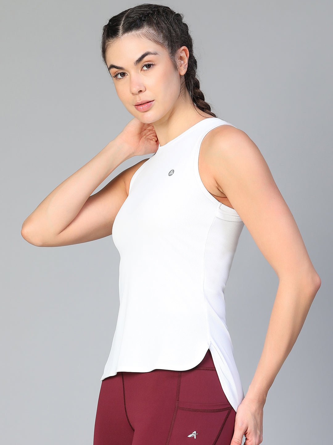 Lunar Shift Tank Top White