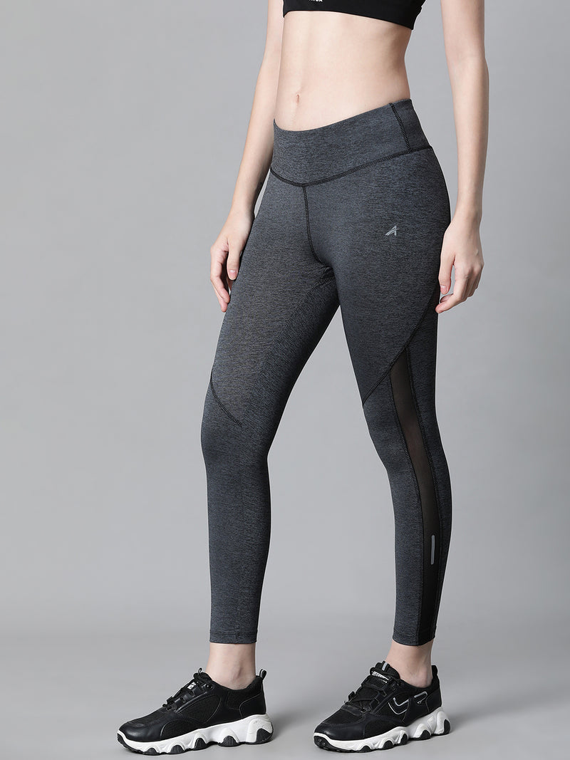 Streamline Panel Legging Gray Melange