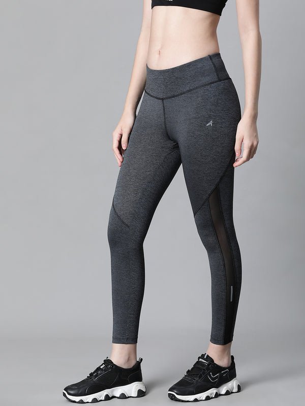 Streamline Panel Legging Gray Melange