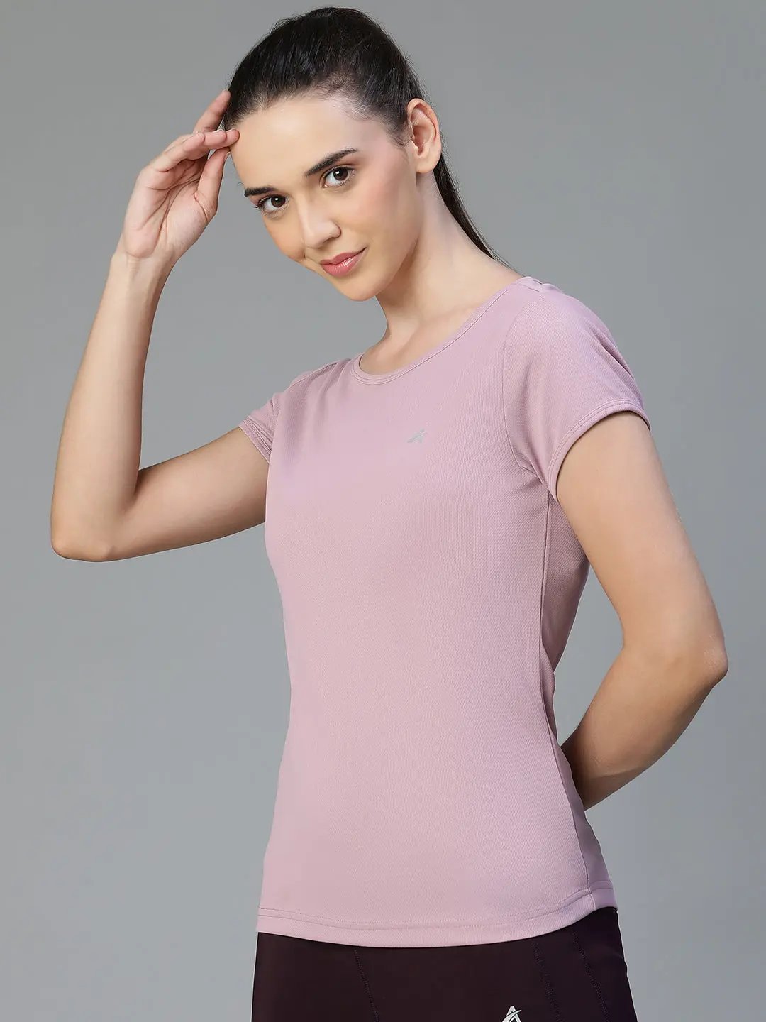 Keyhole T-shirt Lavender Athlisis Sports