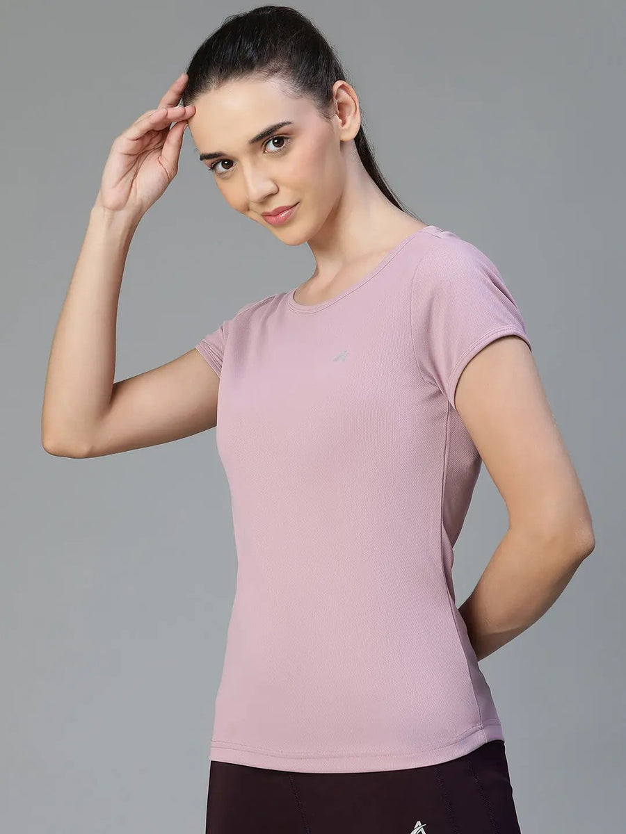 Keyhole T-shirt Lavender Athlisis Sports