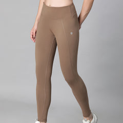 Essential High-Rise Leggings Tan