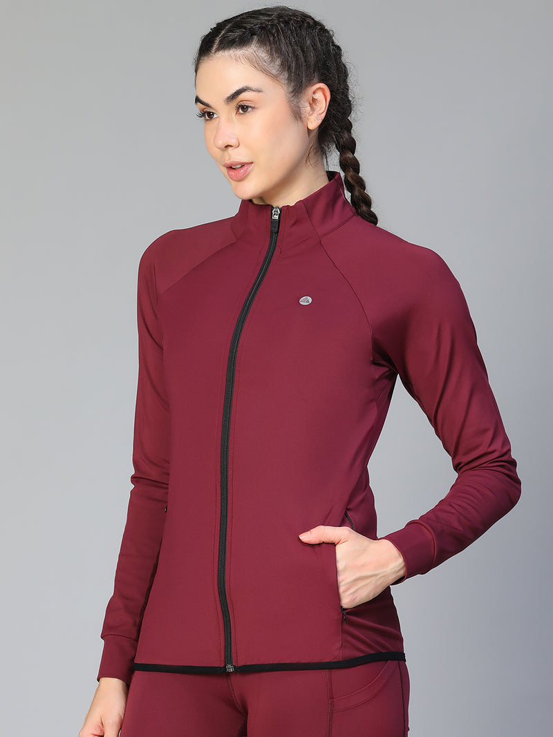 Verve Jacket Maroon