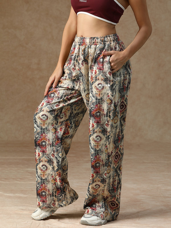 Printed Baggy Heritage Pattern Sweatpants