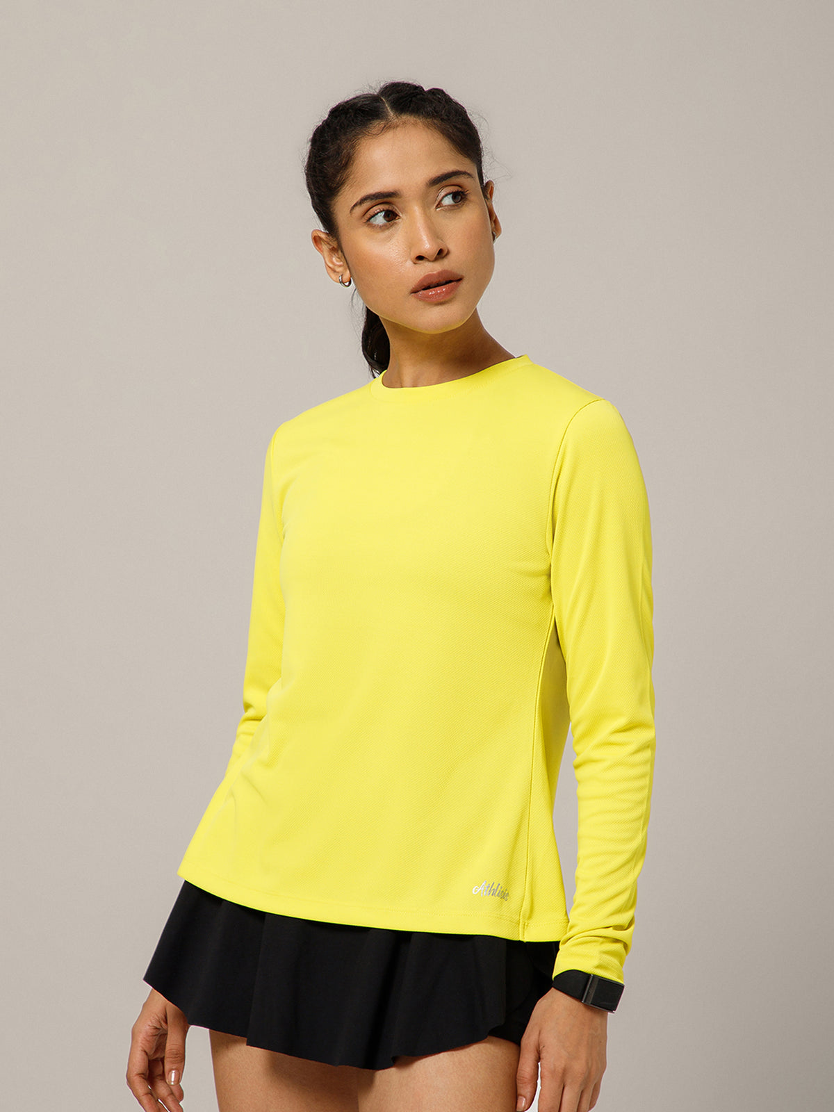 Breeze Crossover Full Sleeve T-shirt Yellow