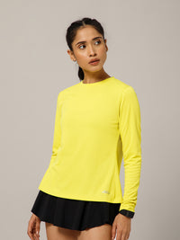 Breeze Crossover Full Sleeve T-shirt Yellow