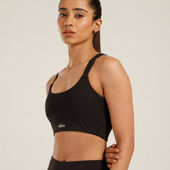 Define Crossback Bra Black