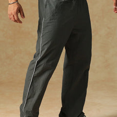 Crinkle Classic Pants Grey