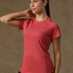V Panel T-Shirt Pink