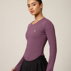 Bodycon Thumbhole T-shirt Dusty Plum